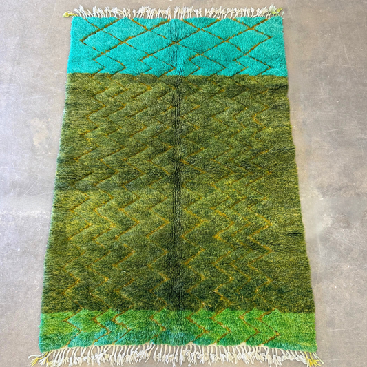 Soraya Handwoven Moroccan Wool Rug 5.5x8.5