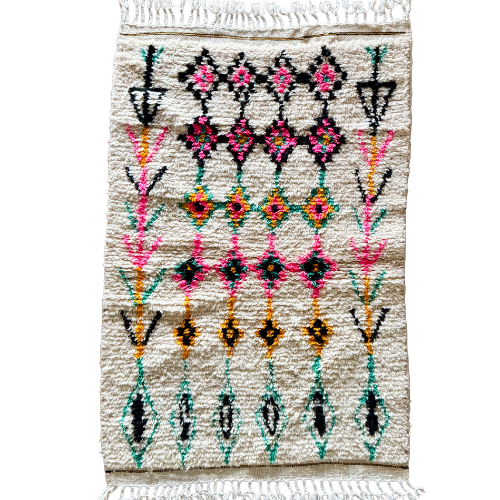 Martil Handwoven Moroccan Wool Rug 3x5