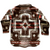 Cochasqui Aztec Jacket // Brown/Red/Rust
