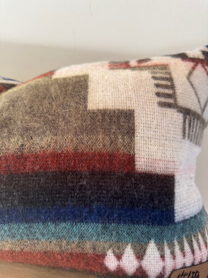 Tumbaco Lumbar Pillow Cover // Grey/Beige/Teal/Rust