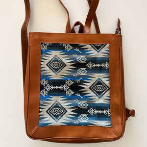 Cruz Leather Aztec Slim Backpack