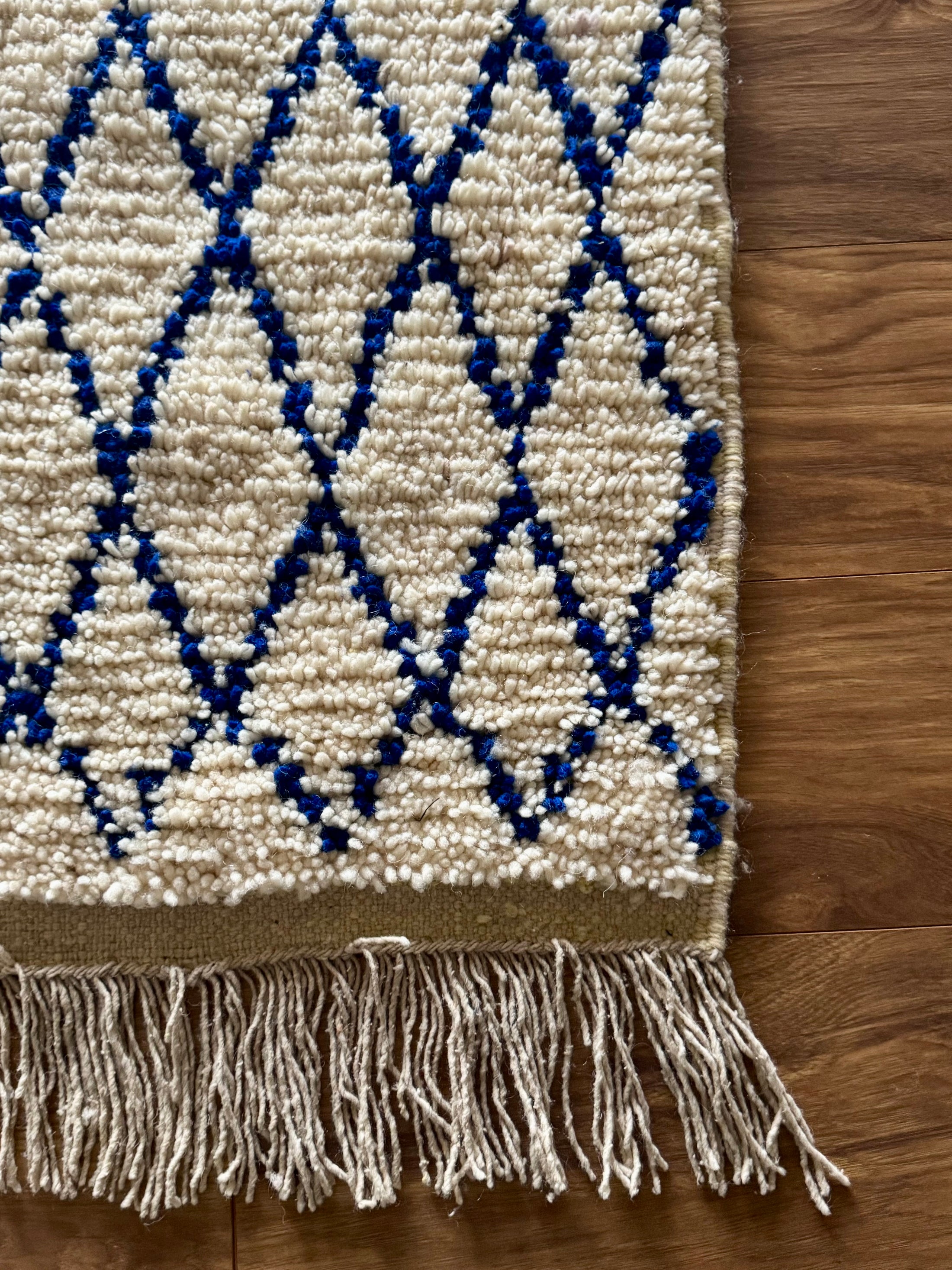 Massa Handwoven Moroccan Wool Rug 3x5