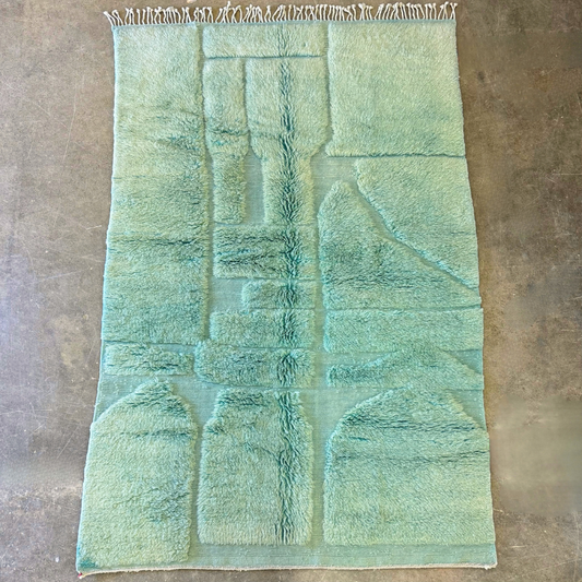 Mouna Handwoven Moroccan Wool Rug 5x8