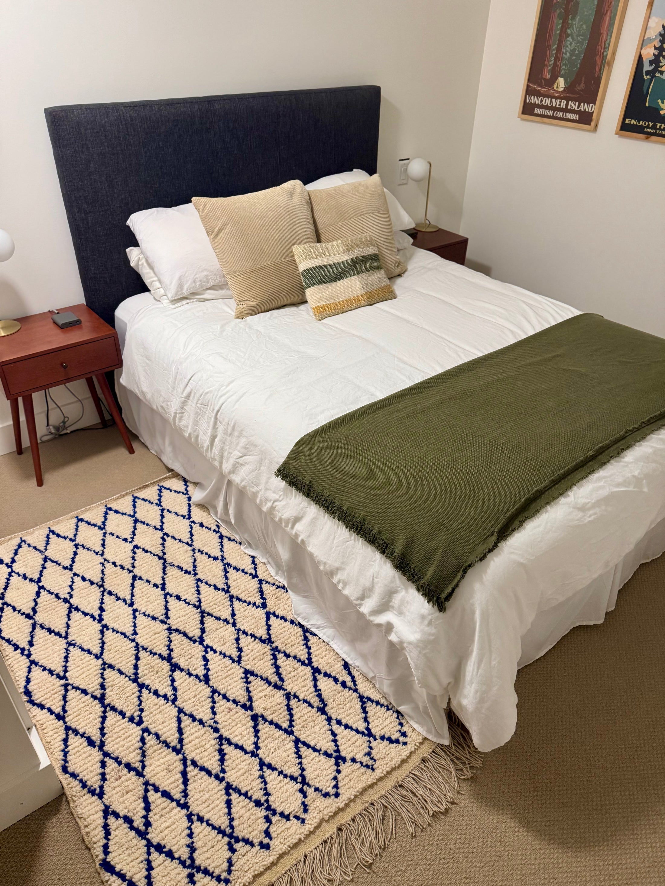 Massa Handwoven Moroccan Wool Rug 3x5