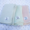 Load image into Gallery viewer, Yalova Crinkle Cotton Baby Throw/Hand Towel
