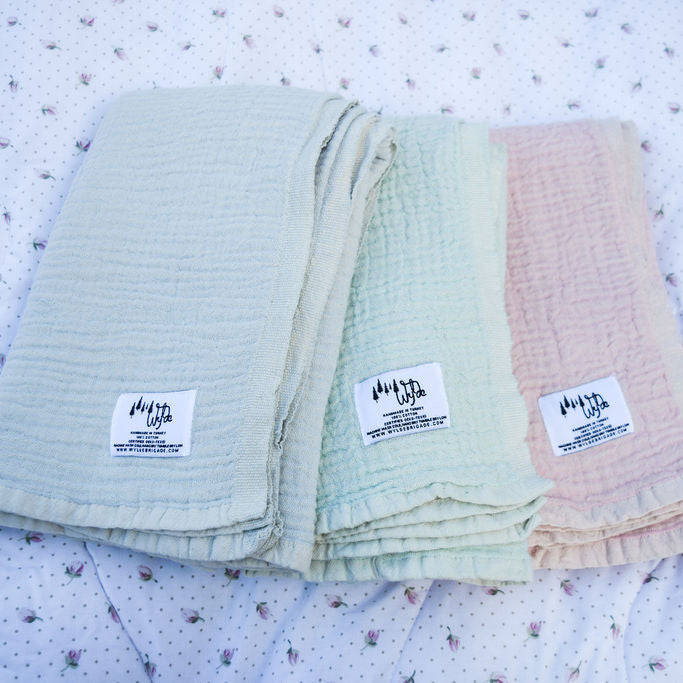 Yalova Crinkle Cotton Baby Throw/Hand Towel