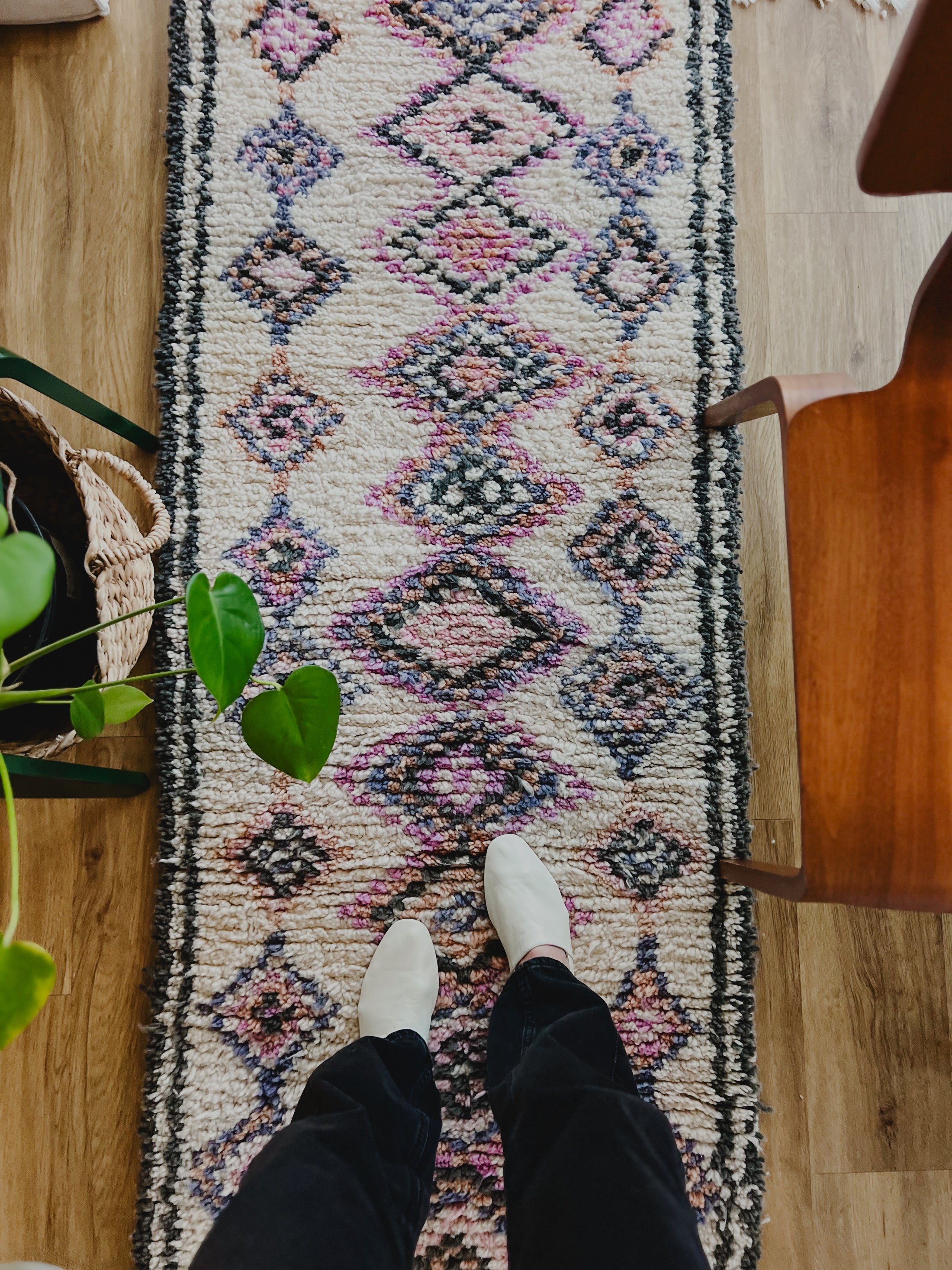 Taza Wool Runner Rug 2.5x11