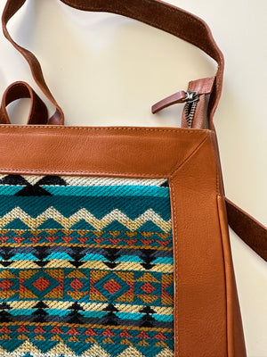 Cruz Leather Aztec Slim Backpack