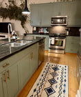 Load image into Gallery viewer, Blue Diamond Machine Washable Runner
