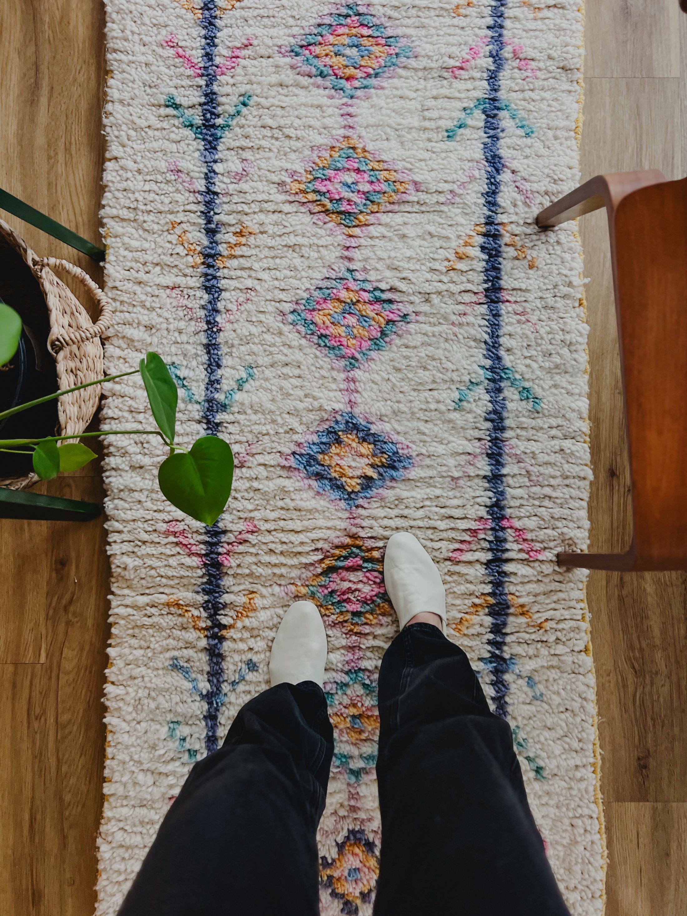 Kebir Wool Runner Rug 2.5x10