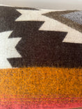 Load image into Gallery viewer, Machala Brown Aztec Lumbar Pillow Cover
