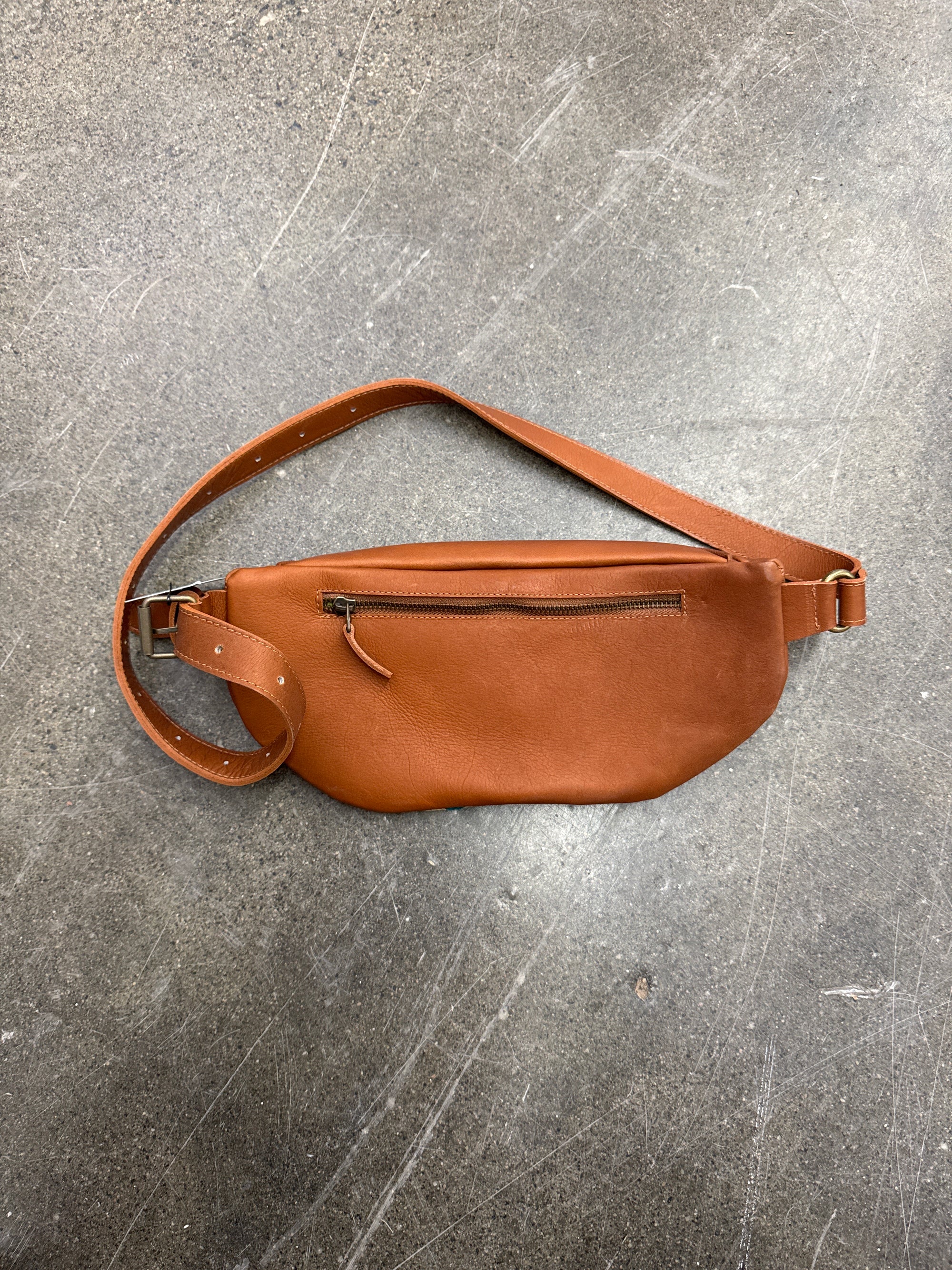*Imperfect* Toluca Leather Sling Bag - Multicolour Aztec