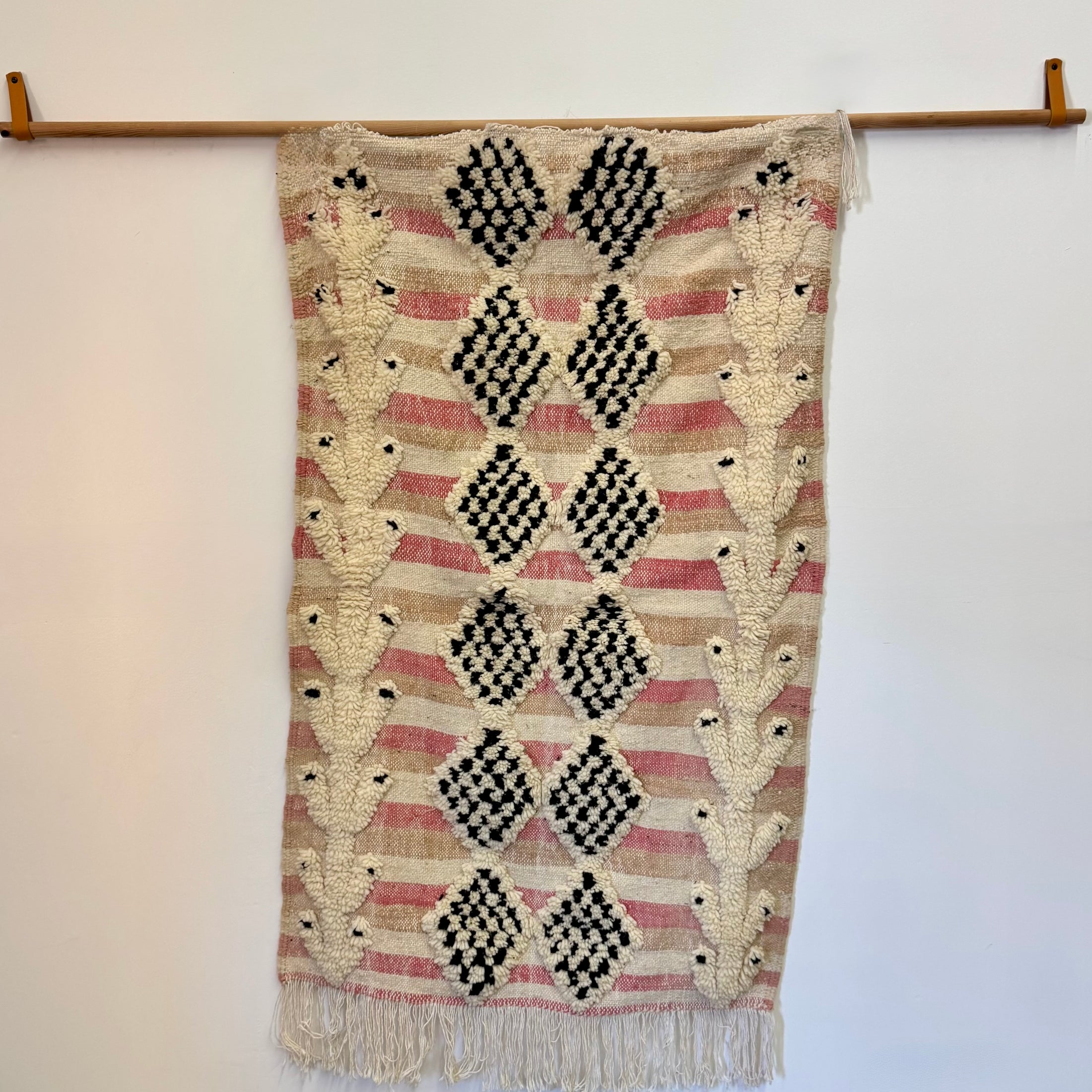 Menara Handwoven Moroccan Wool Rug 3x5