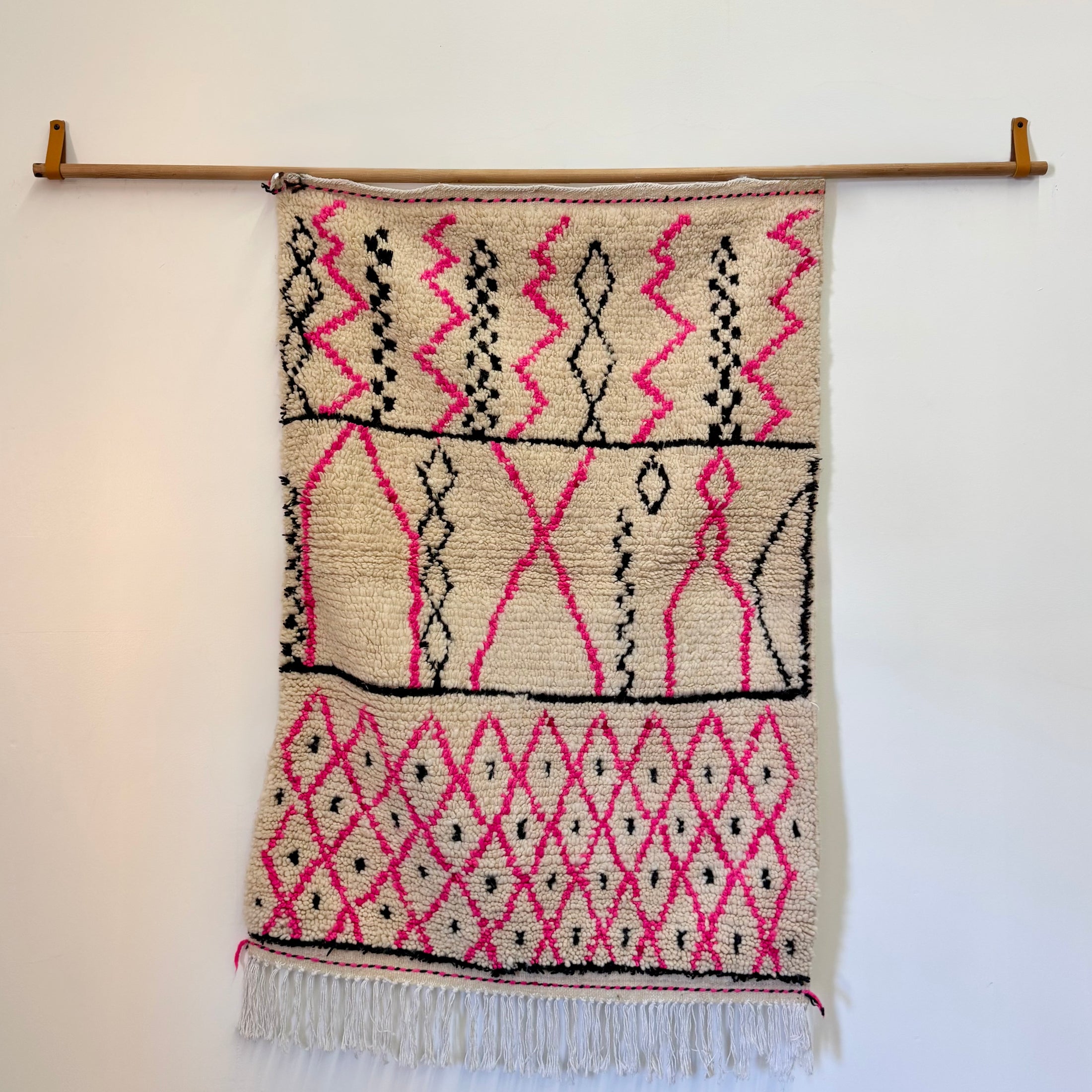 Ouarzazate Handwoven Moroccan Wool Rug 3x5