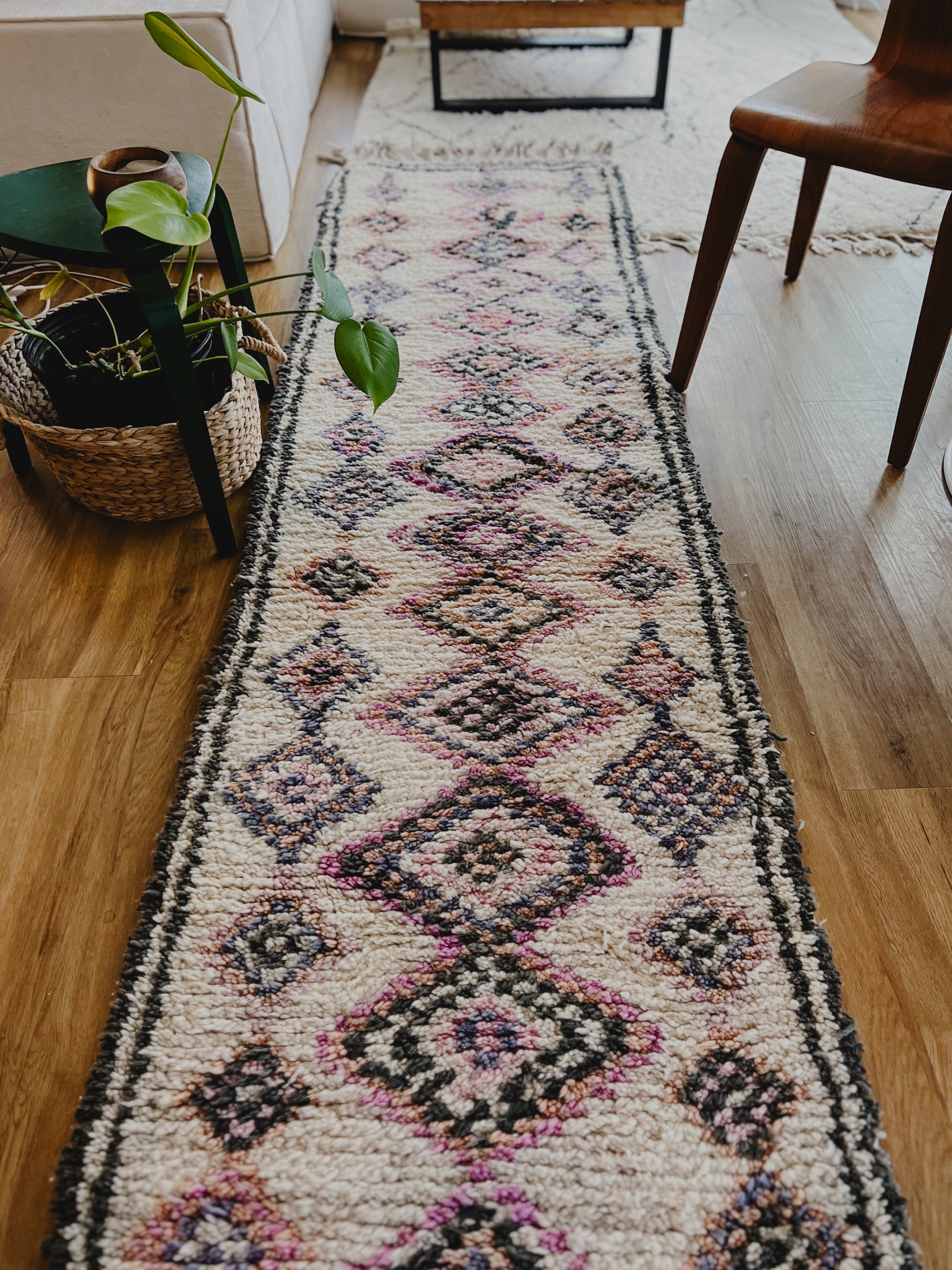 Taza Wool Runner Rug 2.5x11