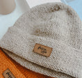 Load image into Gallery viewer, Natural Beige Wool Beanie/Rust Wool Socks Bundle
