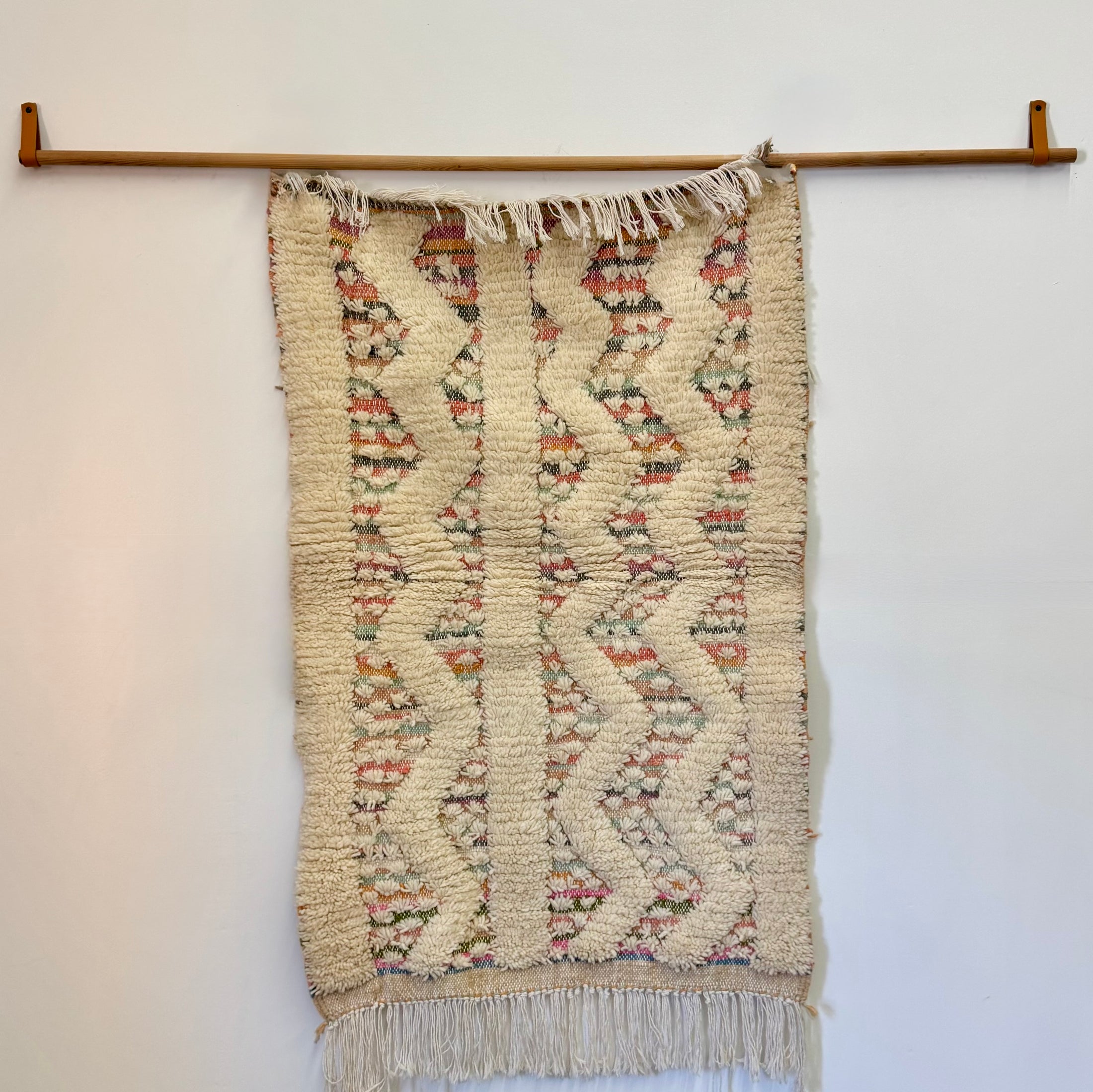 Tizi Handwoven Moroccan Wool Rug 3x5