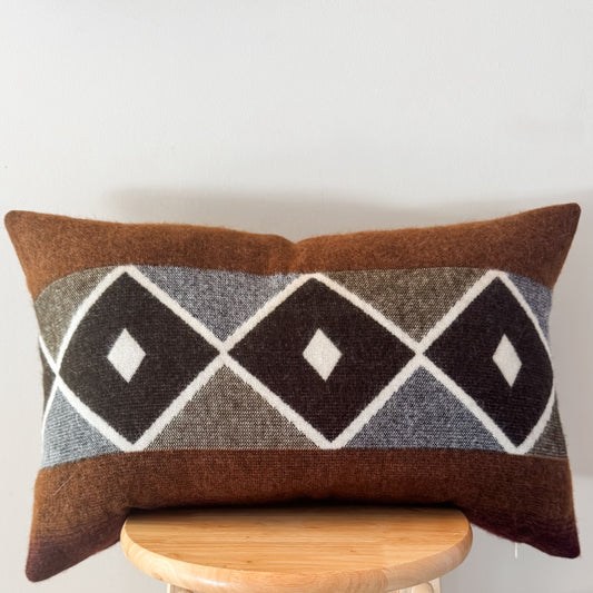 Machala Diamond Stripe Lumbar Pillow Cover