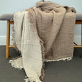 Load image into Gallery viewer, Ankara Crinkle Cotton Throw Blanket
