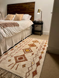 Load image into Gallery viewer, Golden Neutral Diamond Machine Washable Rug
