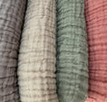 Load image into Gallery viewer, Ankara Crinkle Cotton Throw Blanket
