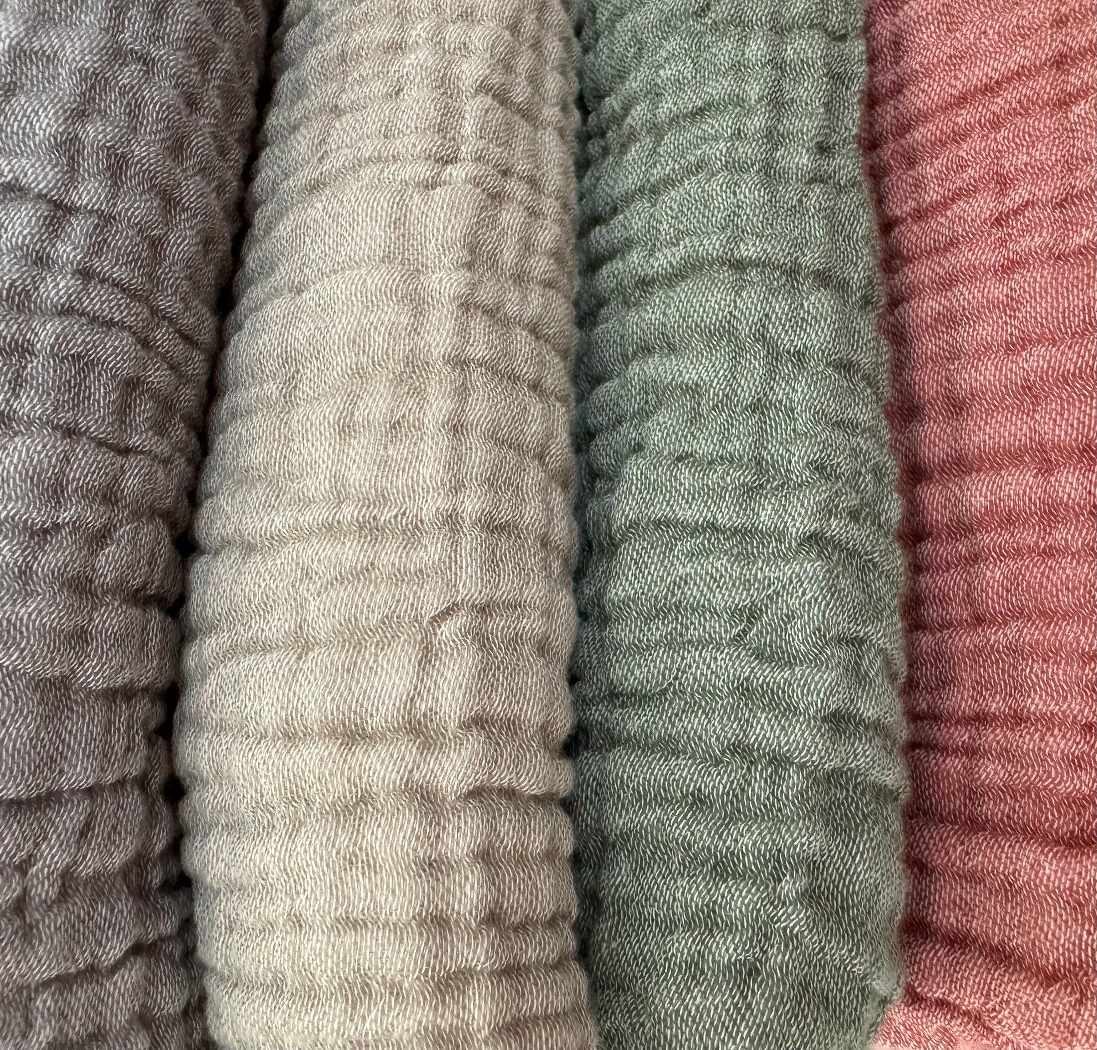 Ankara Crinkle Cotton Throw Blanket