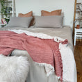 Load image into Gallery viewer, Ankara Crinkle Cotton Throw Blanket
