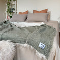 Load image into Gallery viewer, Ankara Crinkle Cotton Throw Blanket
