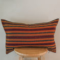 Load image into Gallery viewer, Light Brown Multi-coloured Lumbar Pillow Cover
