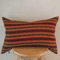 Load image into Gallery viewer, Light Brown Multi-coloured Lumbar Pillow Cover
