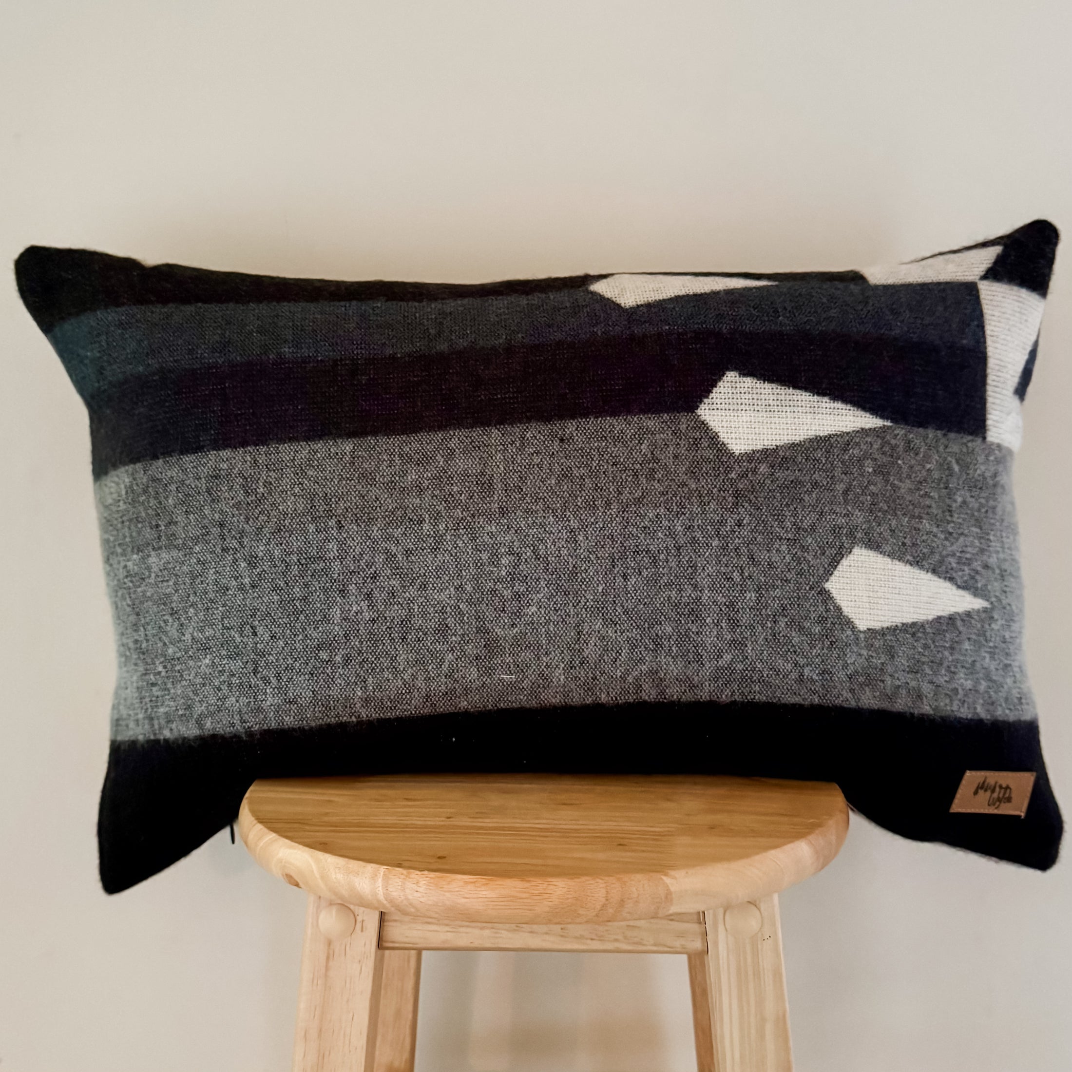 Badlands Triangles Lumbar Pillow Cover