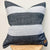 Montanita Grey/White Stripe Pillow Cover