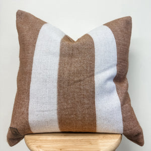 Montanita Cinnamon/White Stripe Pillow Cover
