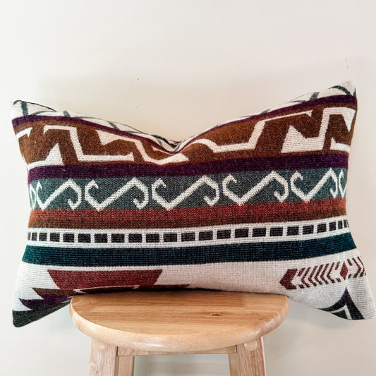 Quilotoa Cream Lumbar Pillow Cover