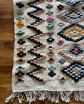 Load image into Gallery viewer, Daisies Cotton Moroccan Rug
