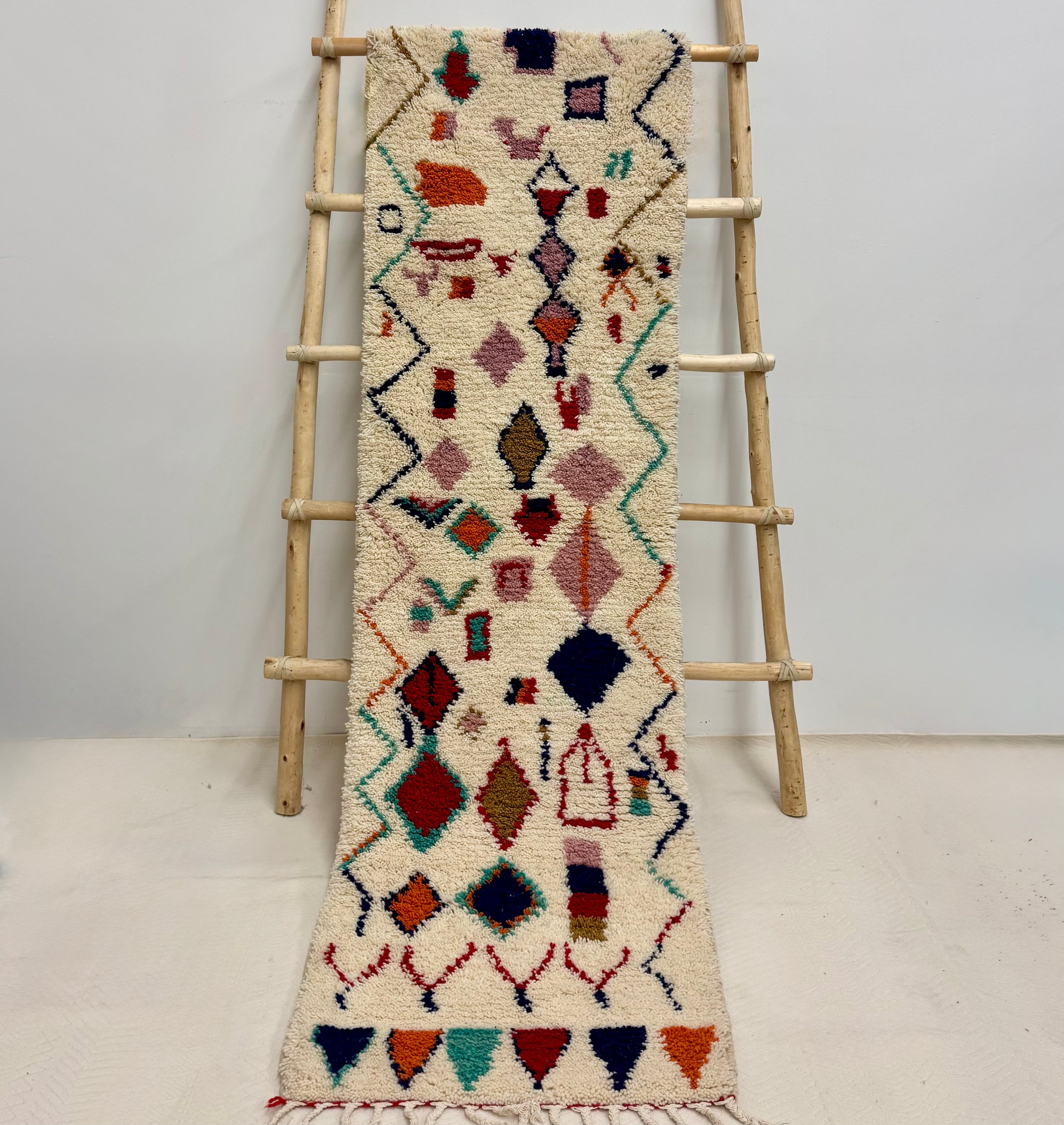 Ouezzane Wool Runner Rug