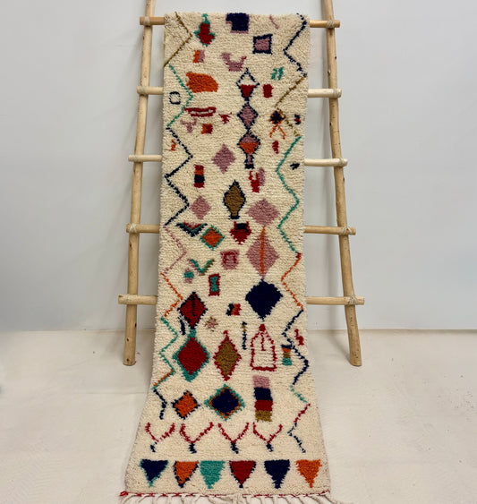 Ouezzane Wool Runner Rug