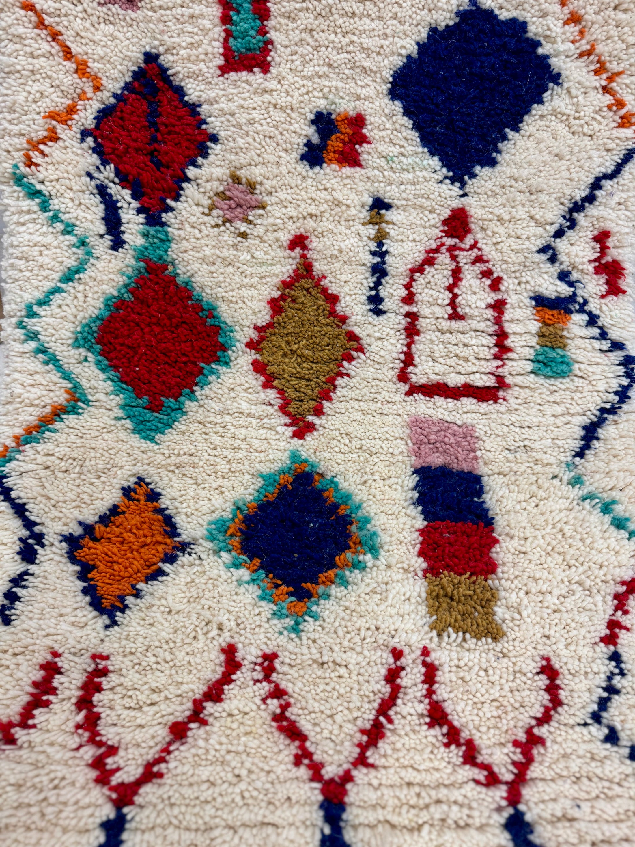 Ouezzane Wool Runner Rug