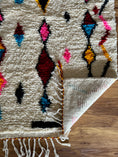 Load image into Gallery viewer, Benslimane Handwoven Moroccan Wool Rug 3x5
