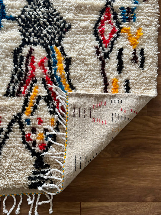 Ansar Handwoven Moroccan Wool Rug 3x5