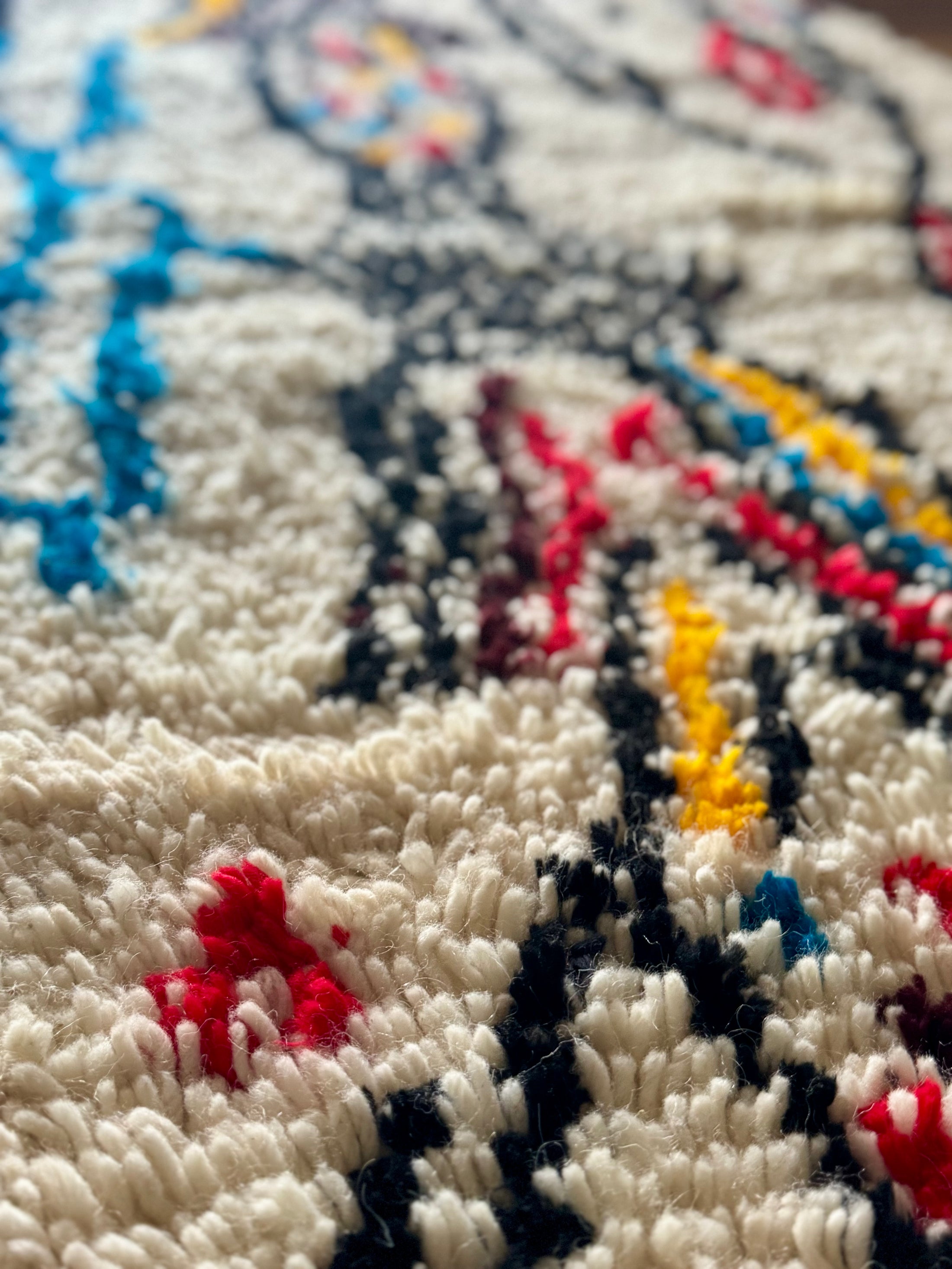 Ansar Handwoven Moroccan Wool Rug 3x5