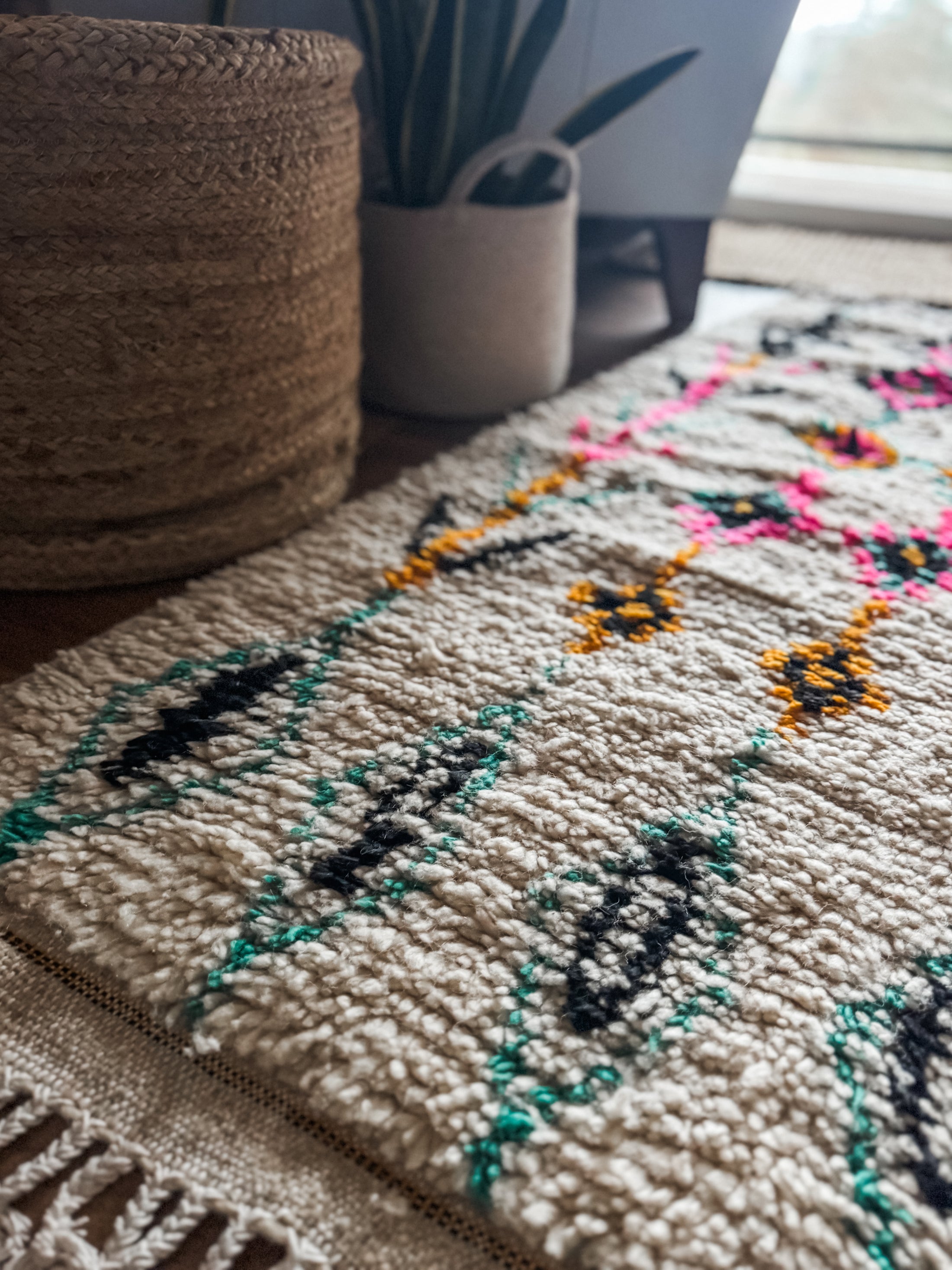 Martil Handwoven Moroccan Wool Rug 3x5