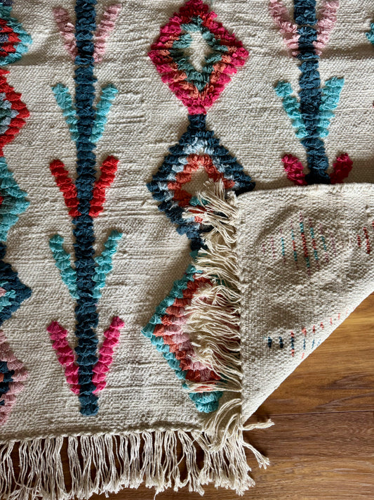 Khira Cotton Moroccan Rug 3x5