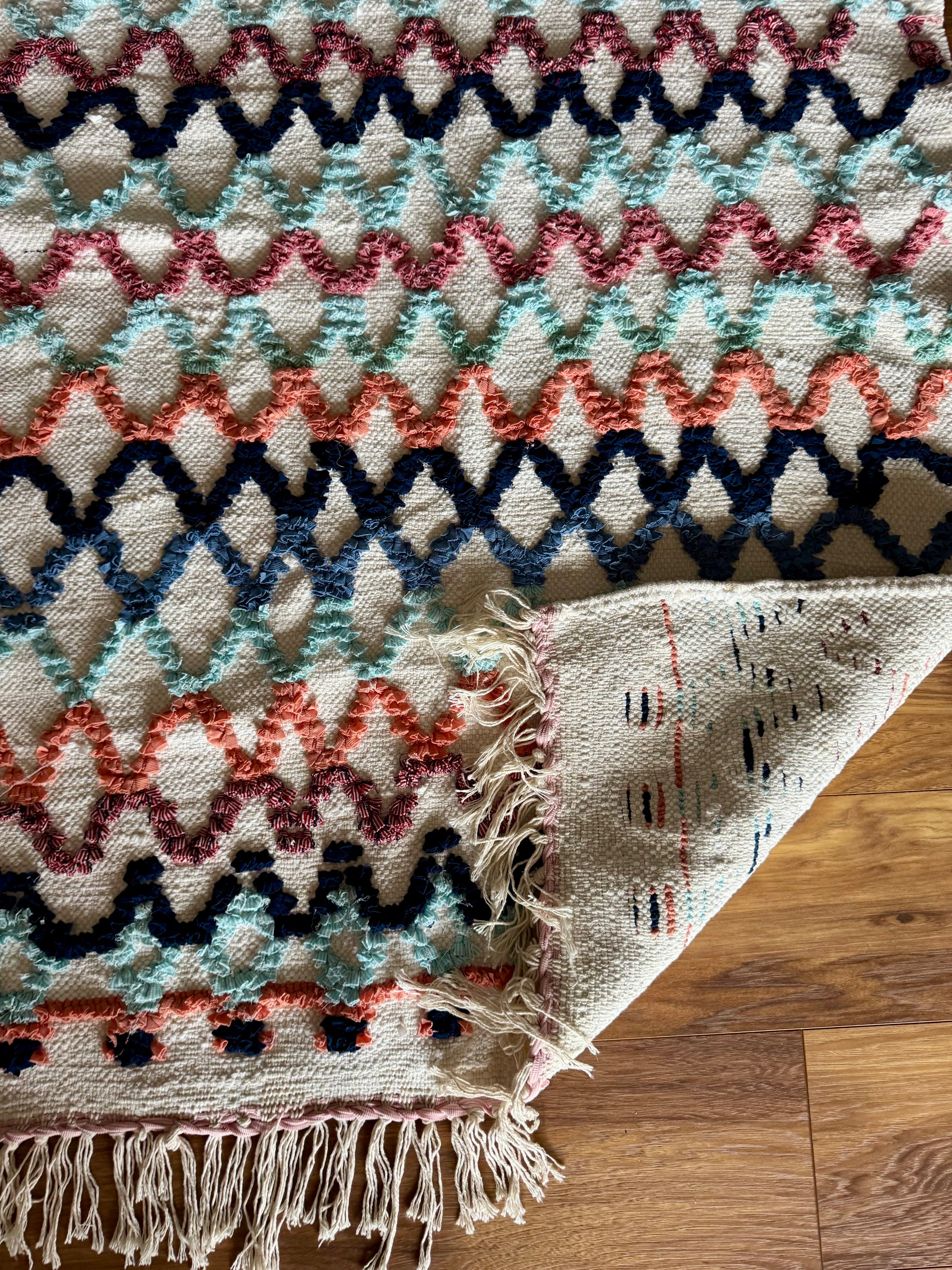 Fatima Cotton Moroccan Rug 3x5