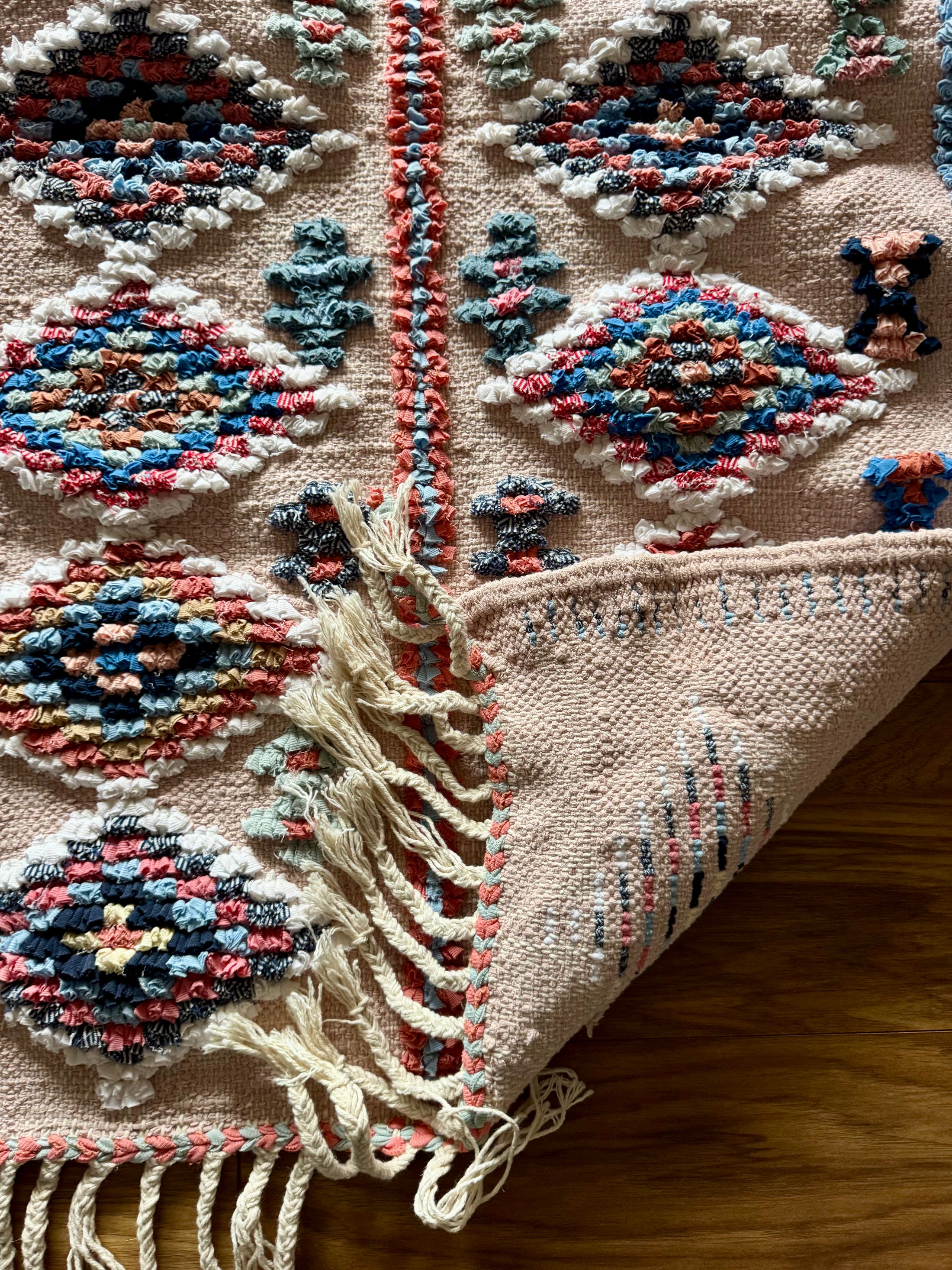 Atika Cotton Moroccan Rug 2x4