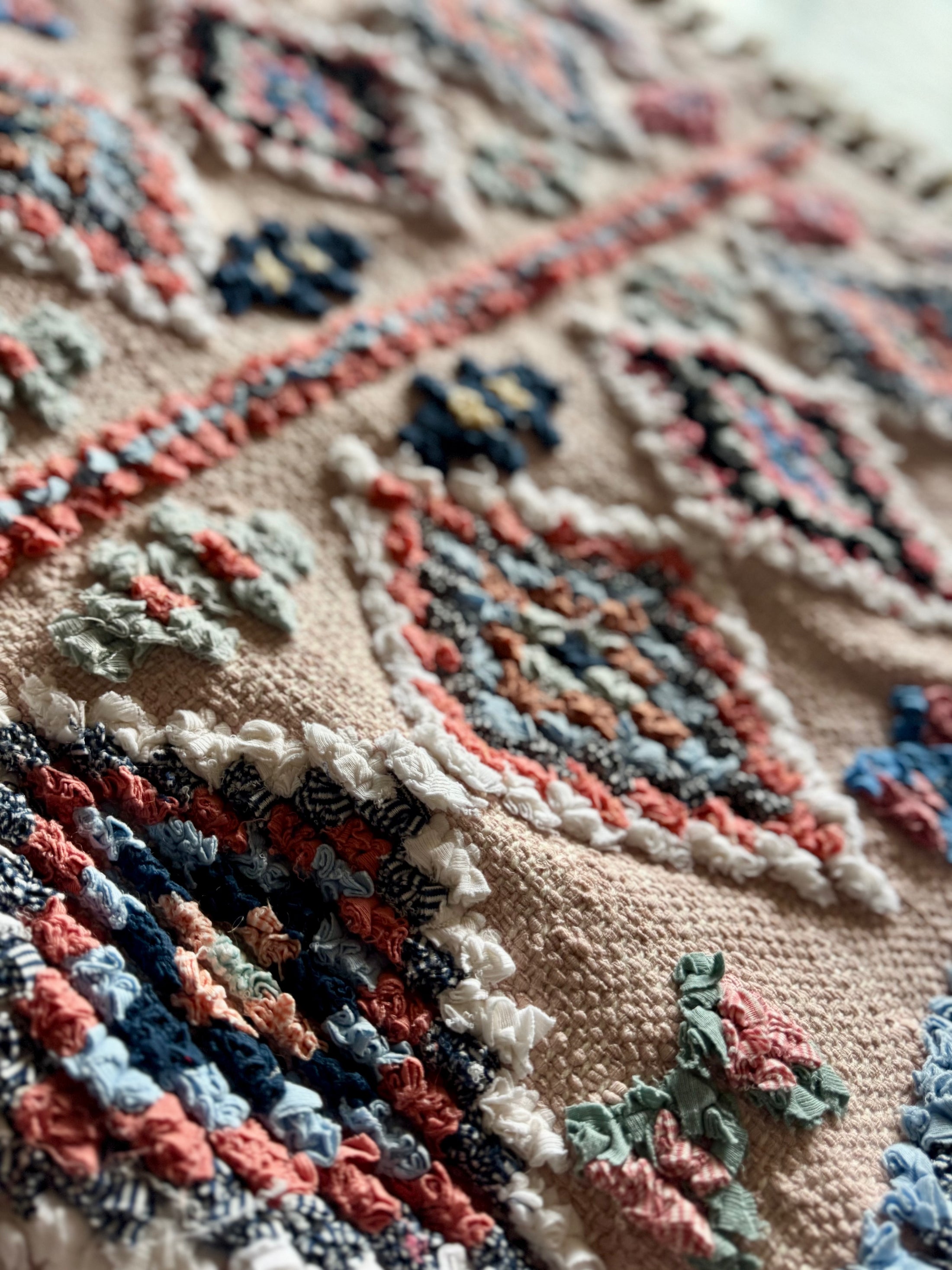 Atika Cotton Moroccan Rug 2x4