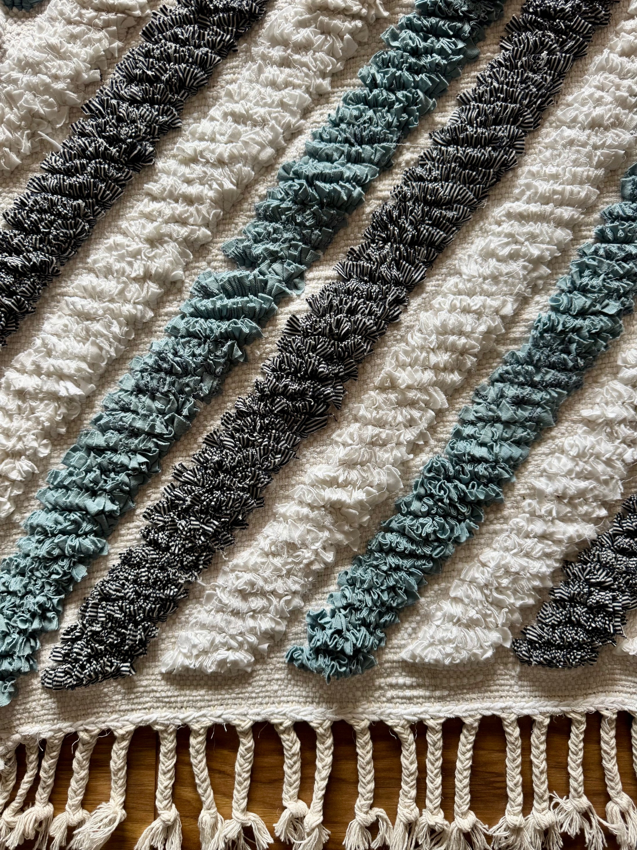 Zahra Cotton Moroccan Rug 2x4