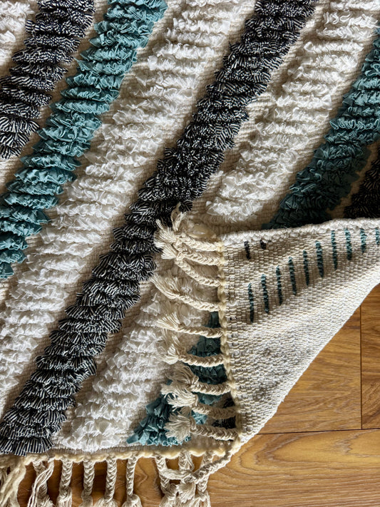 Zahra Cotton Moroccan Rug 2x4