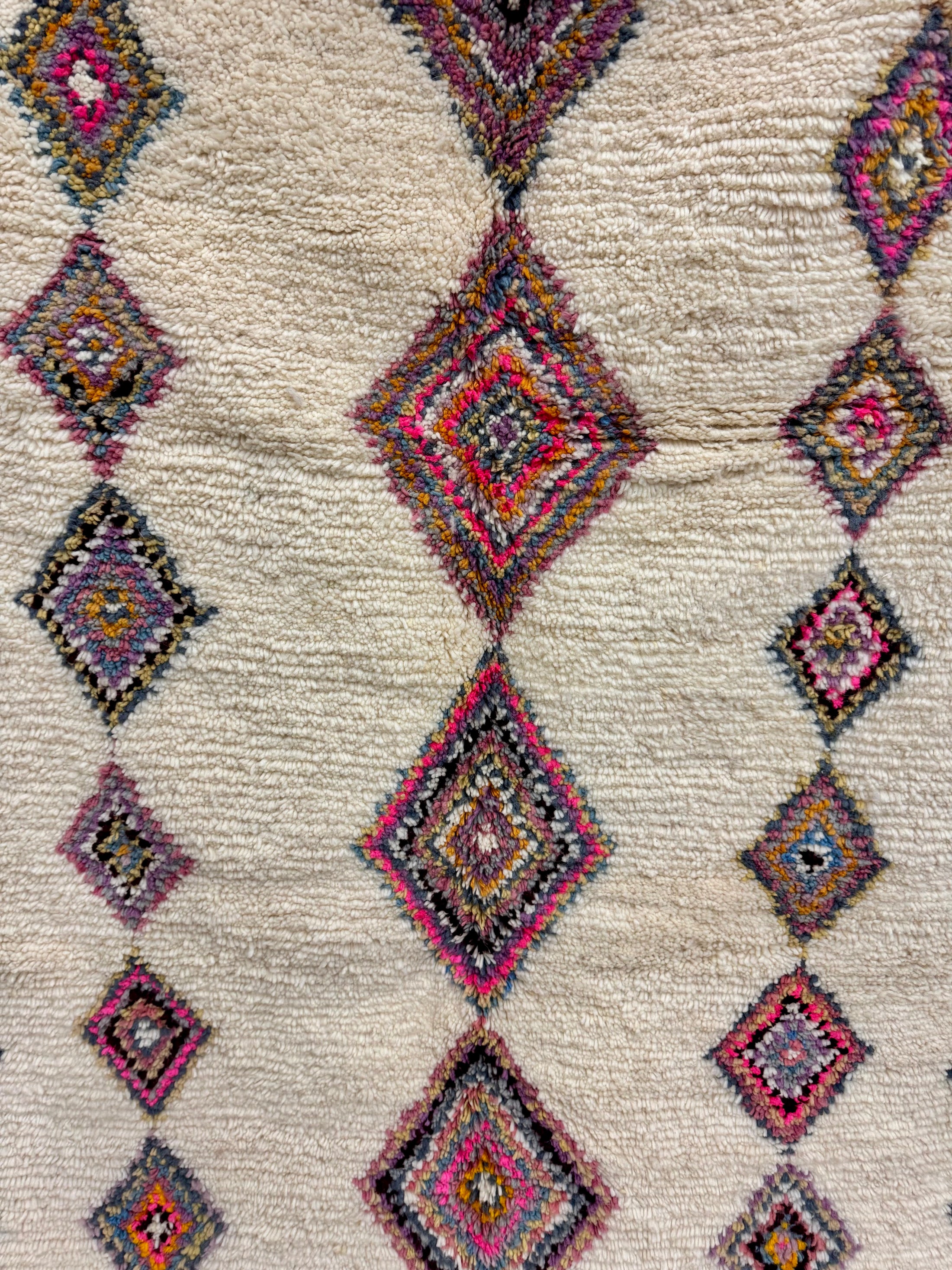 Jamila Handwoven Moroccan Wool Rug 5x8