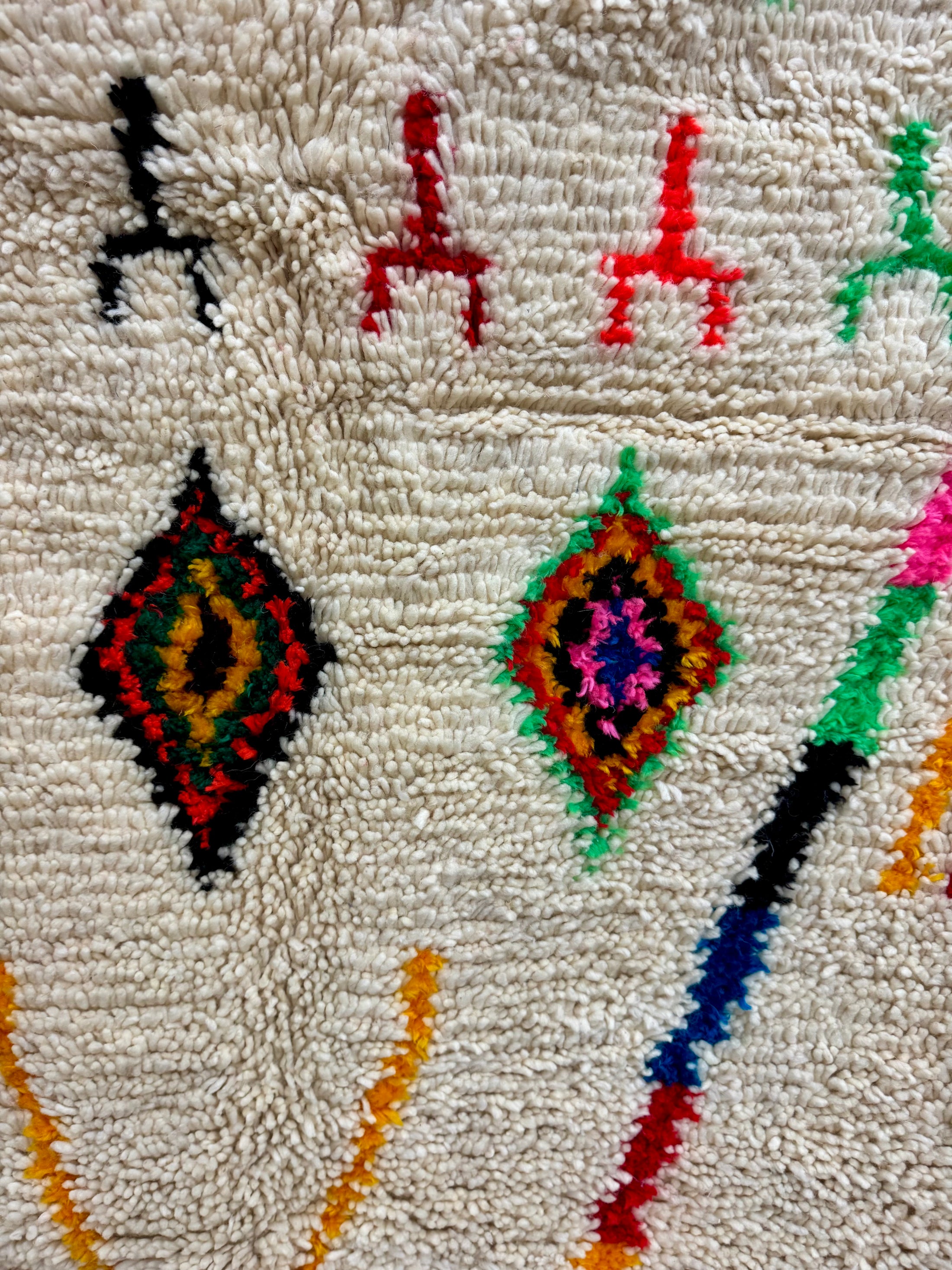 Ettam Handwoven Moroccan Wool Rug 5x8